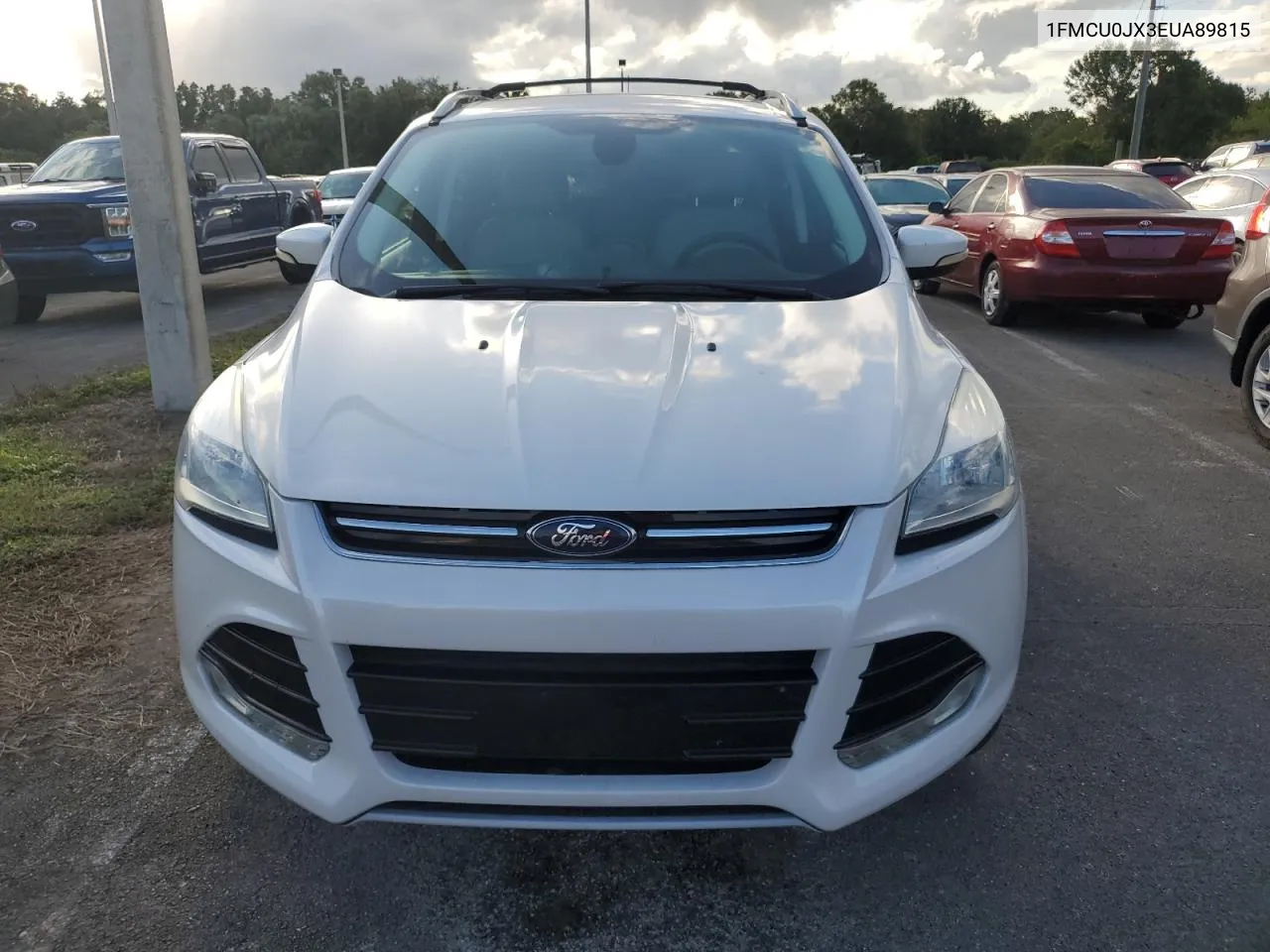 2014 Ford Escape Titanium VIN: 1FMCU0JX3EUA89815 Lot: 75046474