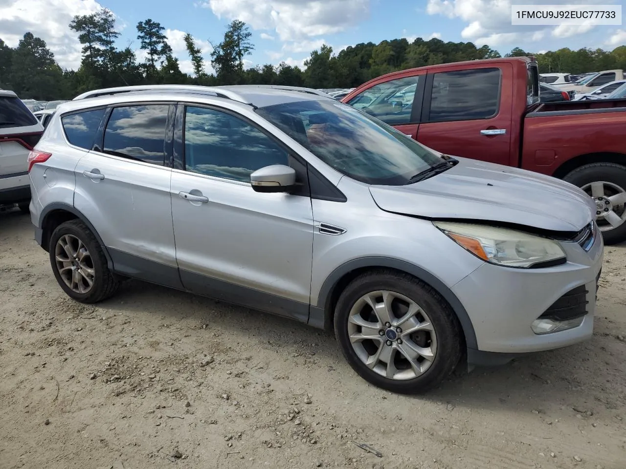 2014 Ford Escape Titanium VIN: 1FMCU9J92EUC77733 Lot: 75064364