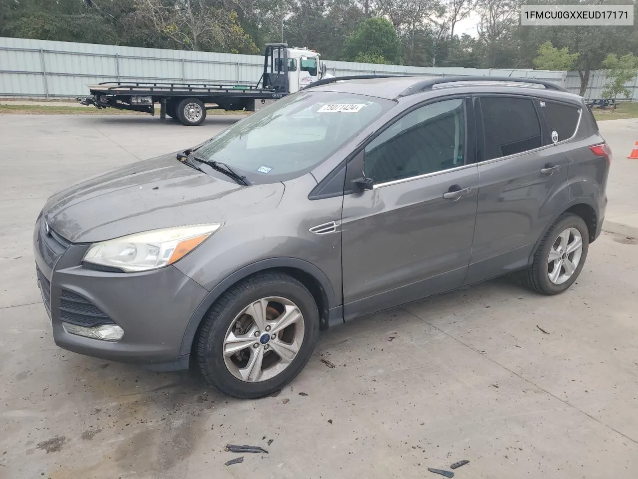 2014 Ford Escape Se VIN: 1FMCU0GXXEUD17171 Lot: 75071424