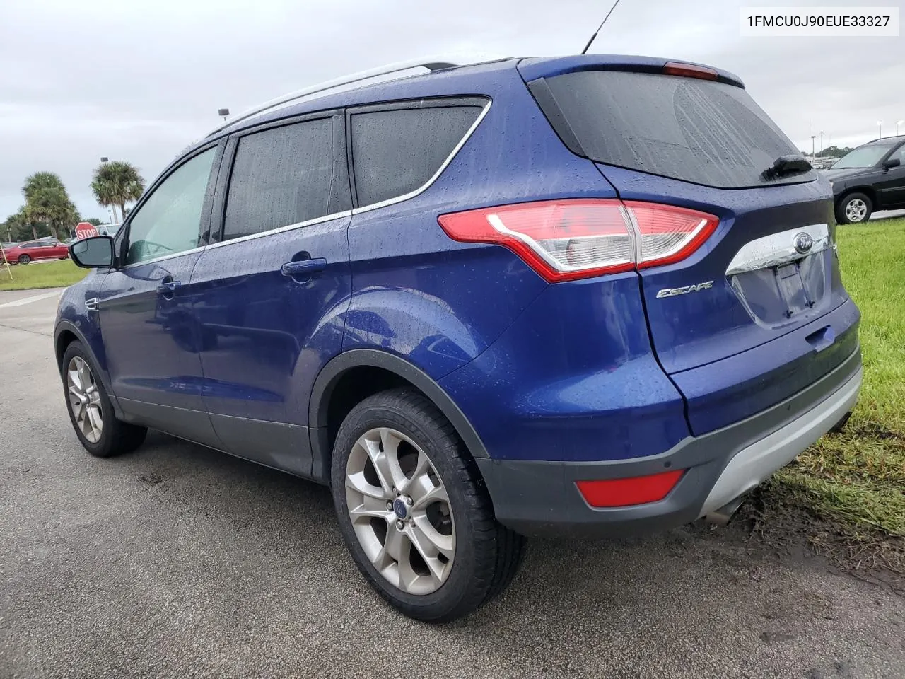 2014 Ford Escape Titanium VIN: 1FMCU0J90EUE33327 Lot: 75105854