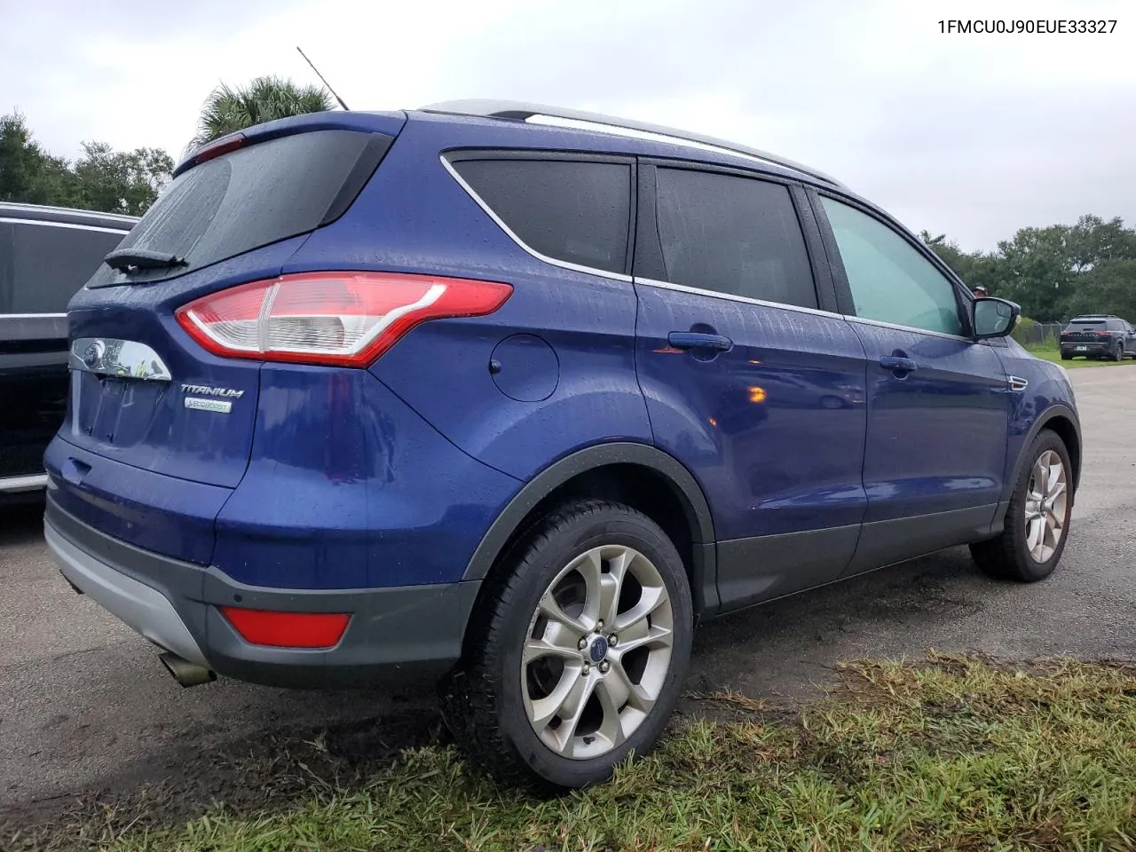 2014 Ford Escape Titanium VIN: 1FMCU0J90EUE33327 Lot: 75105854