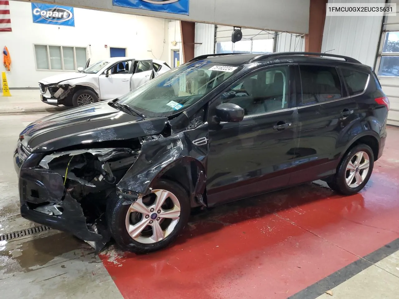 2014 Ford Escape Se VIN: 1FMCU0GX2EUC35631 Lot: 75182224