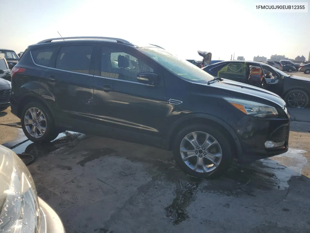 2014 Ford Escape Titanium VIN: 1FMCU0J90EUB12355 Lot: 75189124