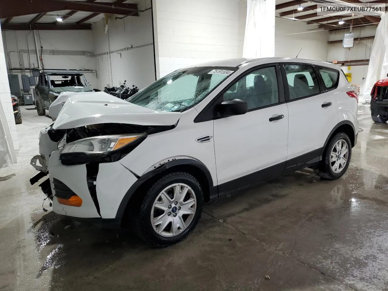 2014 Ford Escape S VIN: 1FMCU0F7XEUB77561 Lot: 75191534