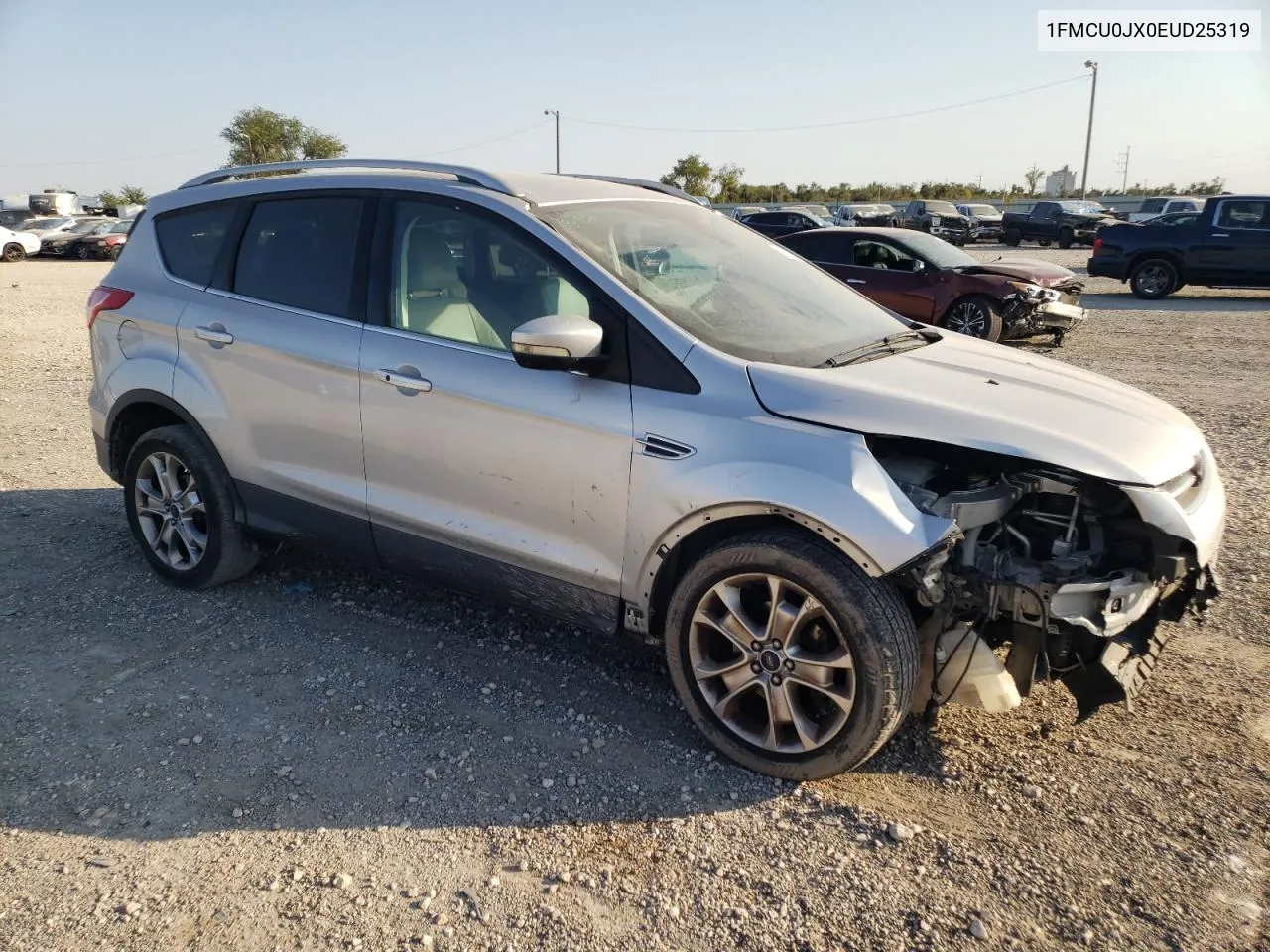 2014 Ford Escape Titanium VIN: 1FMCU0JX0EUD25319 Lot: 75213174