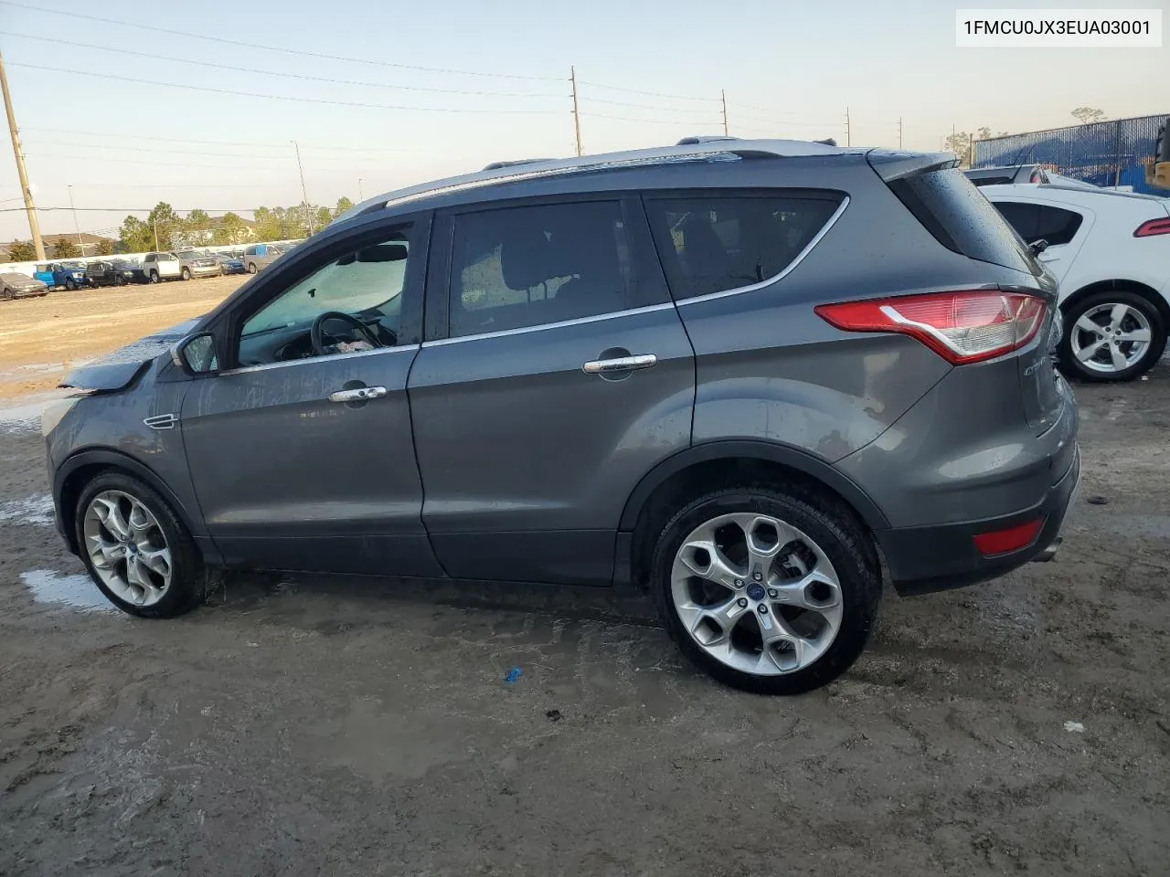 2014 Ford Escape Titanium VIN: 1FMCU0JX3EUA03001 Lot: 75215794