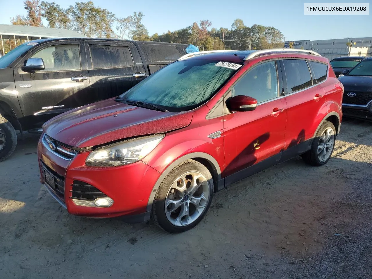 2014 Ford Escape Titanium VIN: 1FMCU0JX6EUA19208 Lot: 75275284