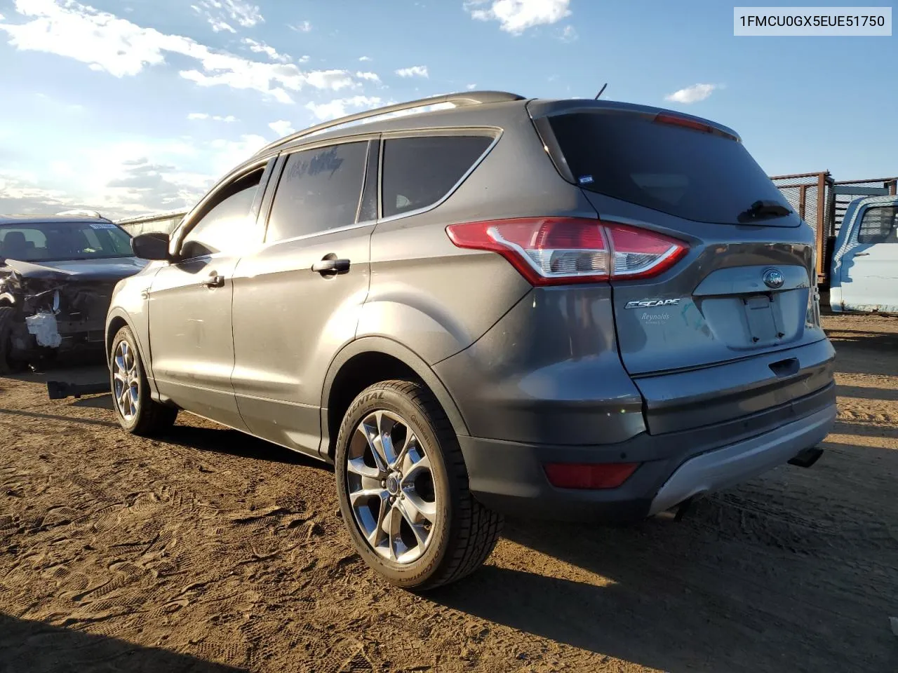 2014 Ford Escape Se VIN: 1FMCU0GX5EUE51750 Lot: 75282674