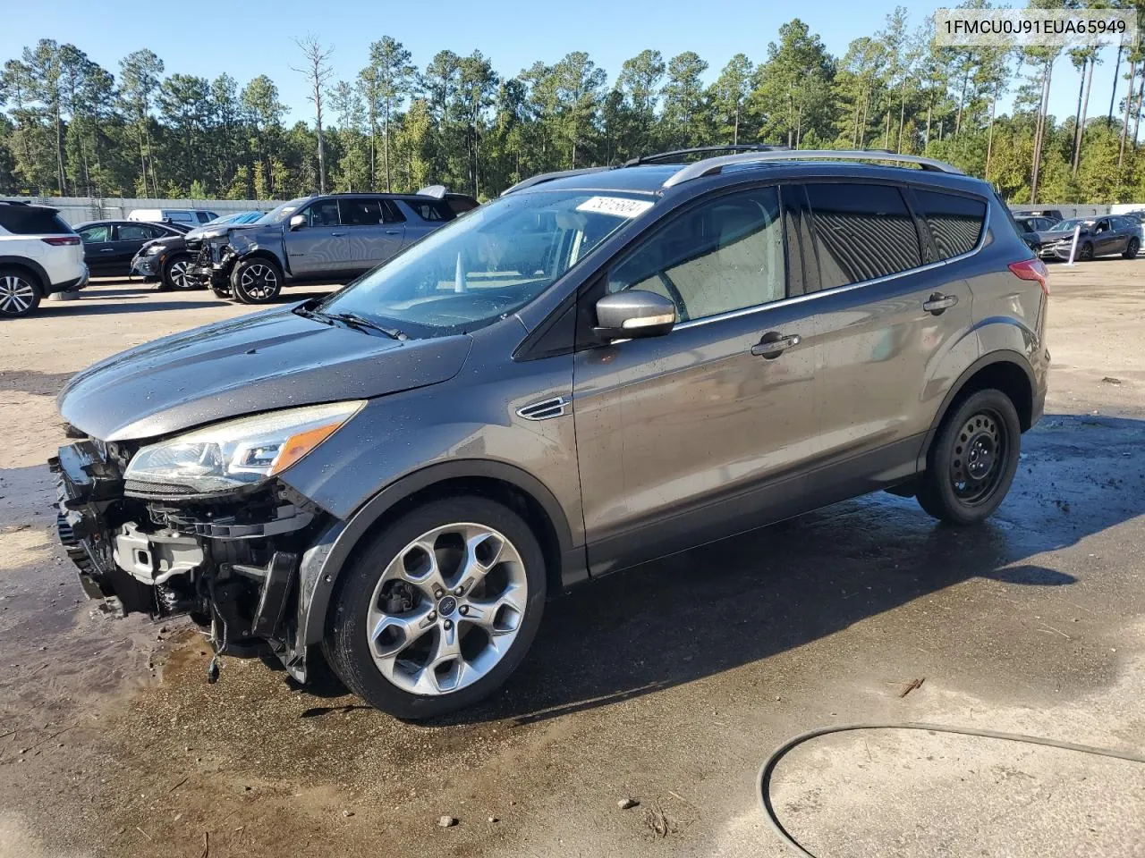 2014 Ford Escape Titanium VIN: 1FMCU0J91EUA65949 Lot: 75315604