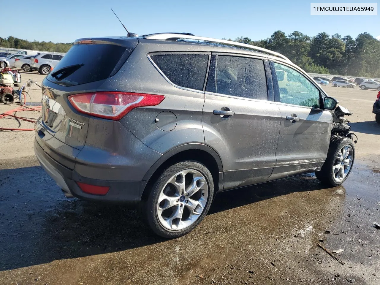 2014 Ford Escape Titanium VIN: 1FMCU0J91EUA65949 Lot: 75315604