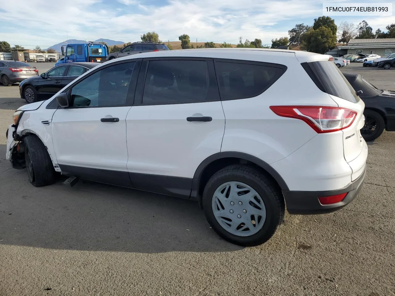 2014 Ford Escape S VIN: 1FMCU0F74EUB81993 Lot: 75338774