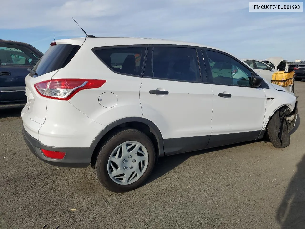 2014 Ford Escape S VIN: 1FMCU0F74EUB81993 Lot: 75338774