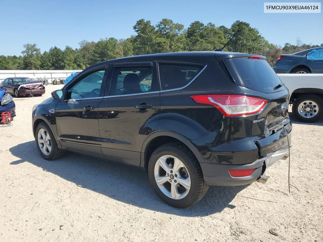 2014 Ford Escape Se VIN: 1FMCU9GX9EUA46124 Lot: 75452434