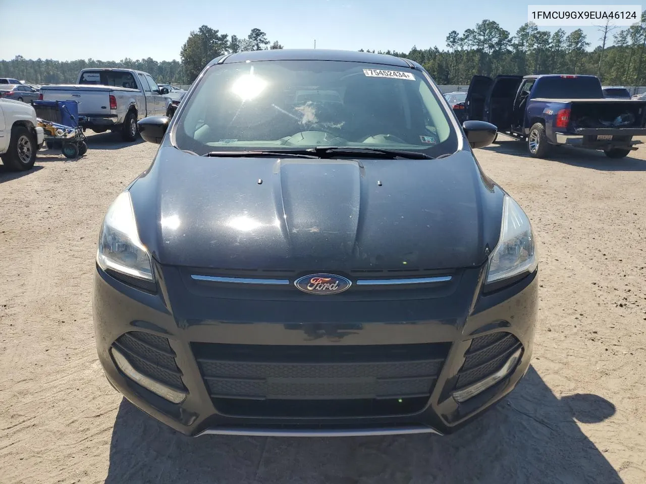 2014 Ford Escape Se VIN: 1FMCU9GX9EUA46124 Lot: 75452434