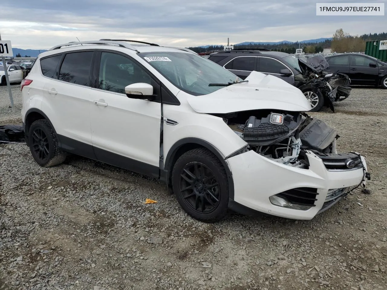 2014 Ford Escape Titanium VIN: 1FMCU9J97EUE27741 Lot: 75526174