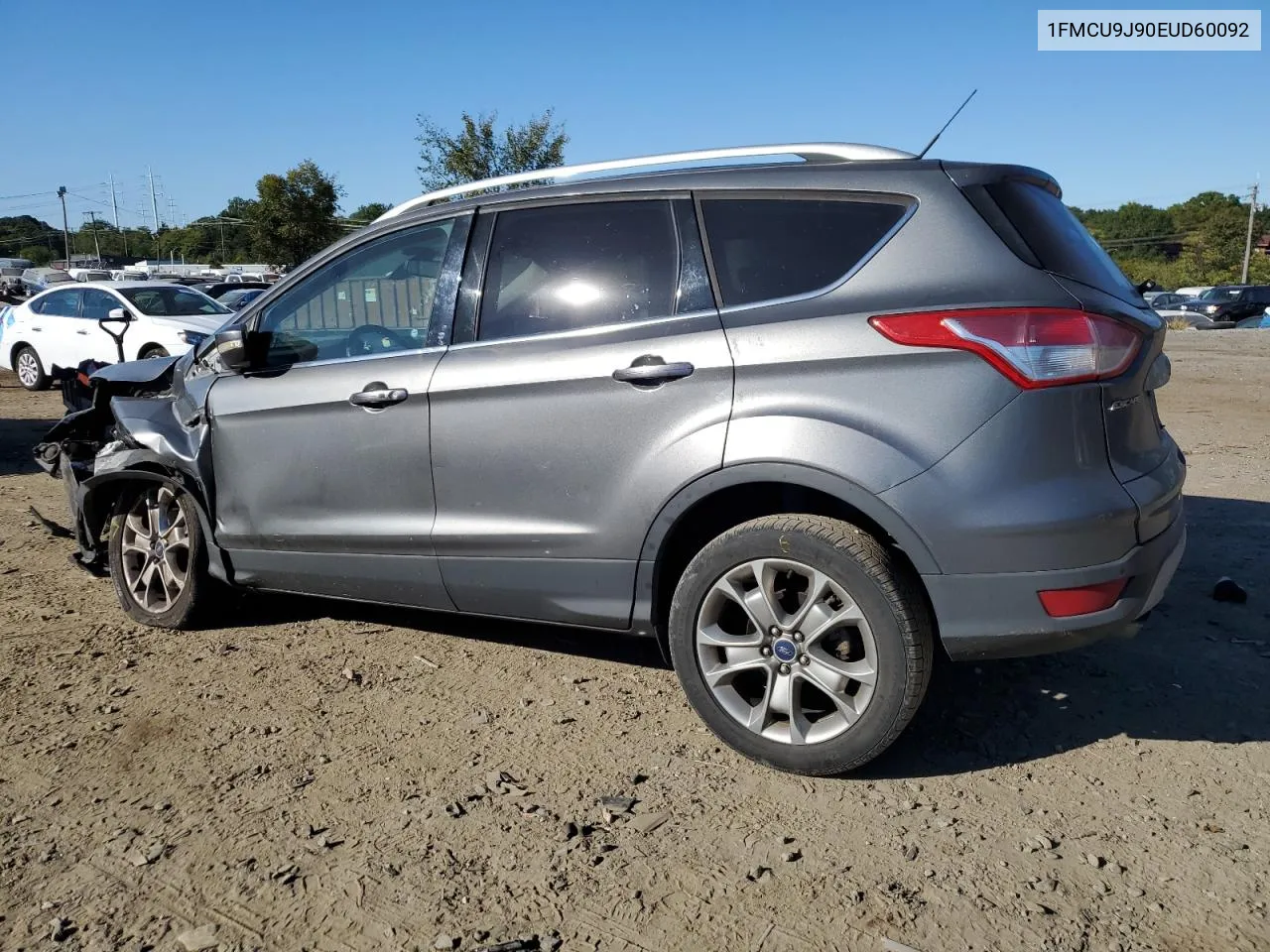 2014 Ford Escape Titanium VIN: 1FMCU9J90EUD60092 Lot: 75537934