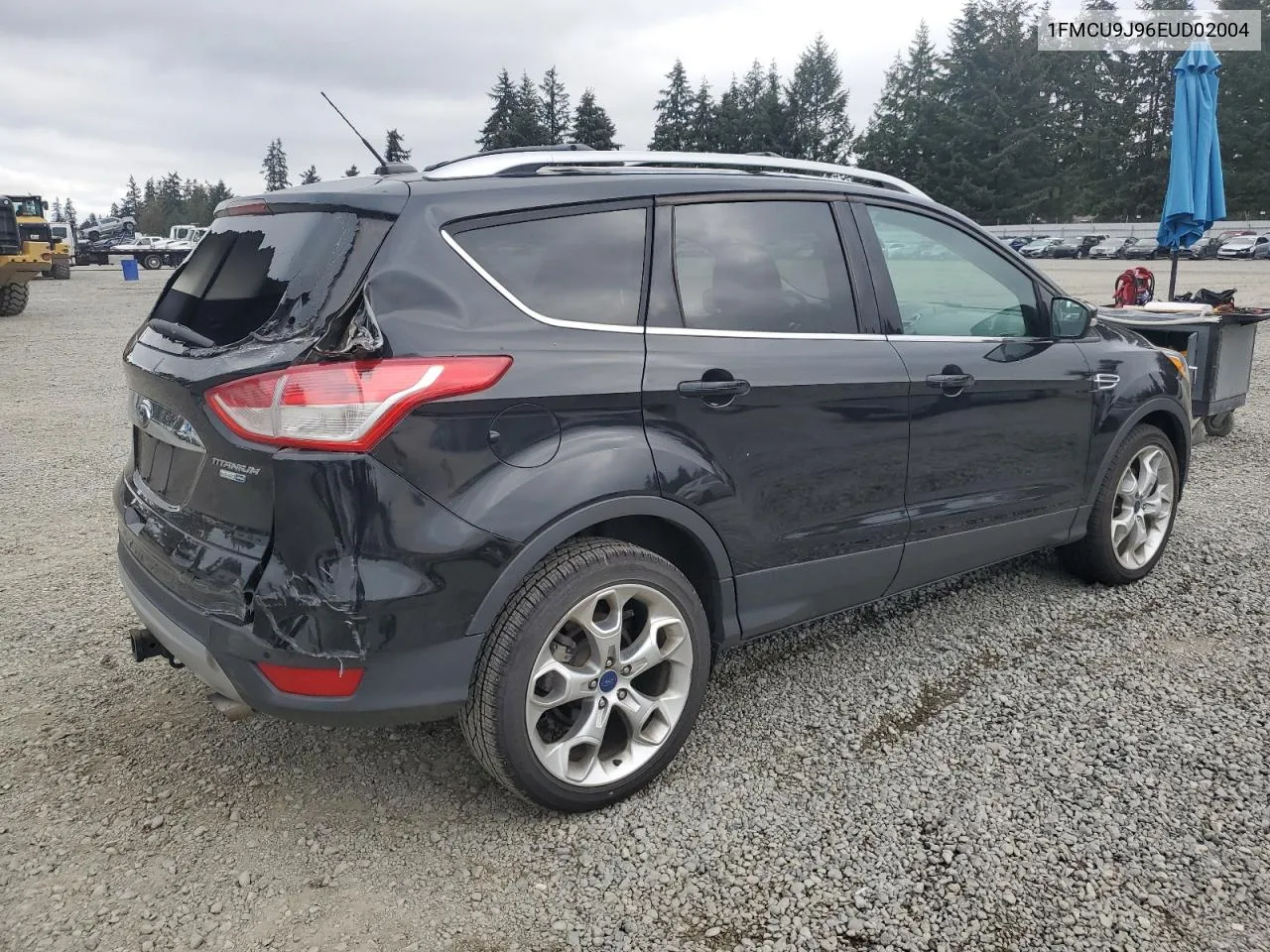 2014 Ford Escape Titanium VIN: 1FMCU9J96EUD02004 Lot: 75712484