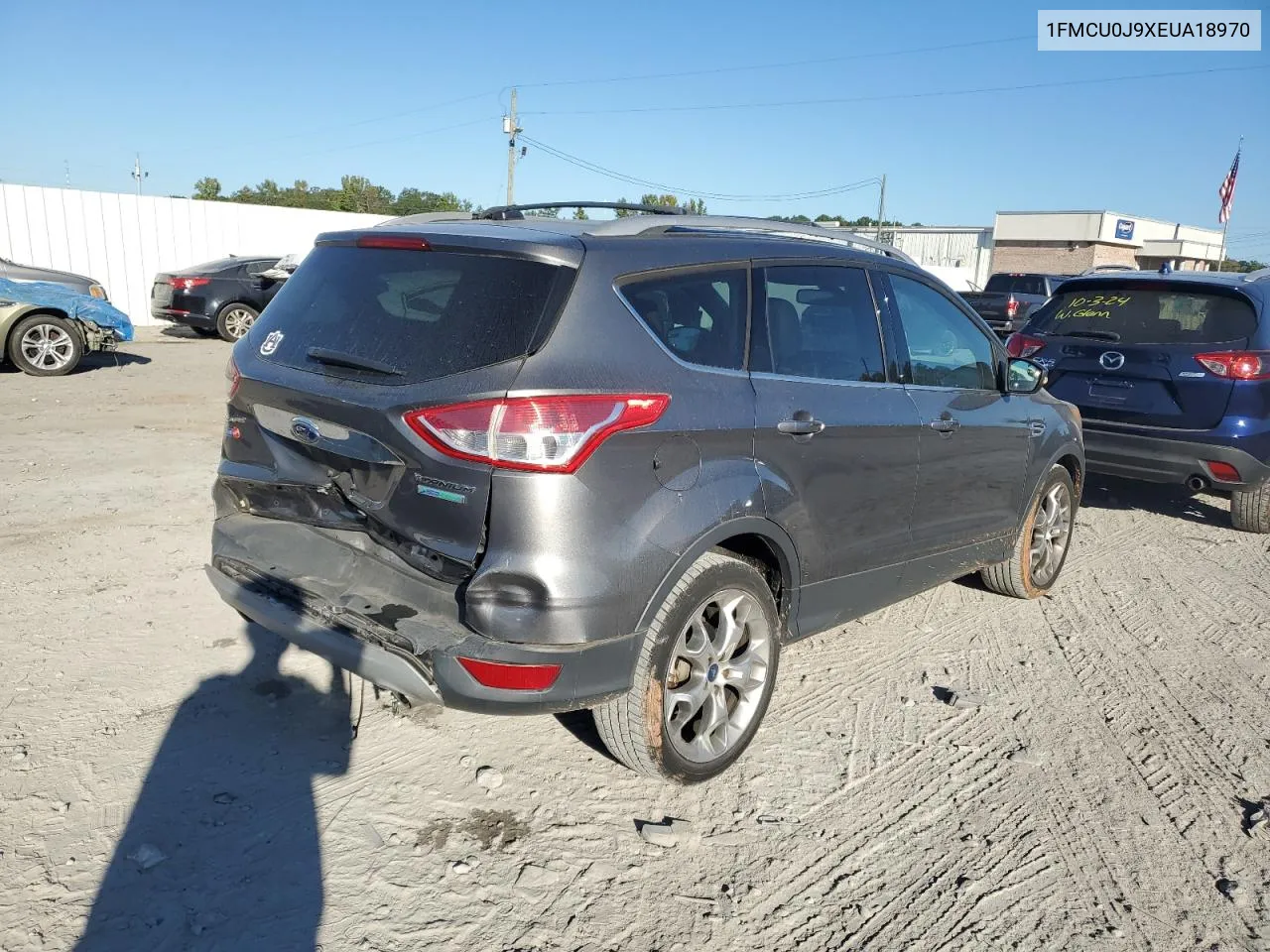 2014 Ford Escape Titanium VIN: 1FMCU0J9XEUA18970 Lot: 75734954