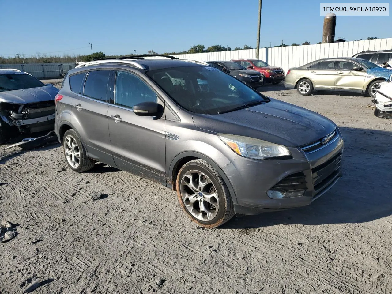 2014 Ford Escape Titanium VIN: 1FMCU0J9XEUA18970 Lot: 75734954