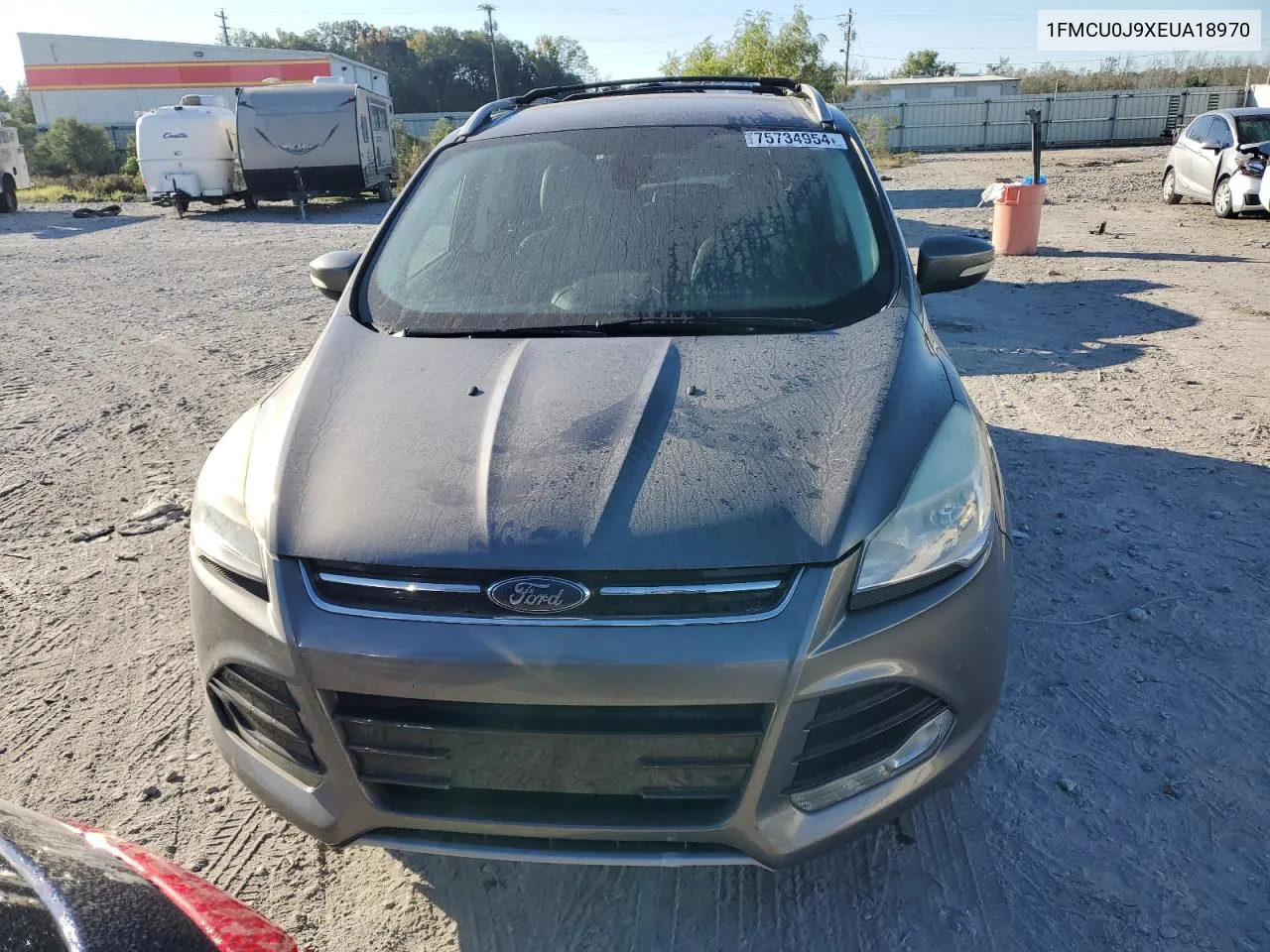 2014 Ford Escape Titanium VIN: 1FMCU0J9XEUA18970 Lot: 75734954