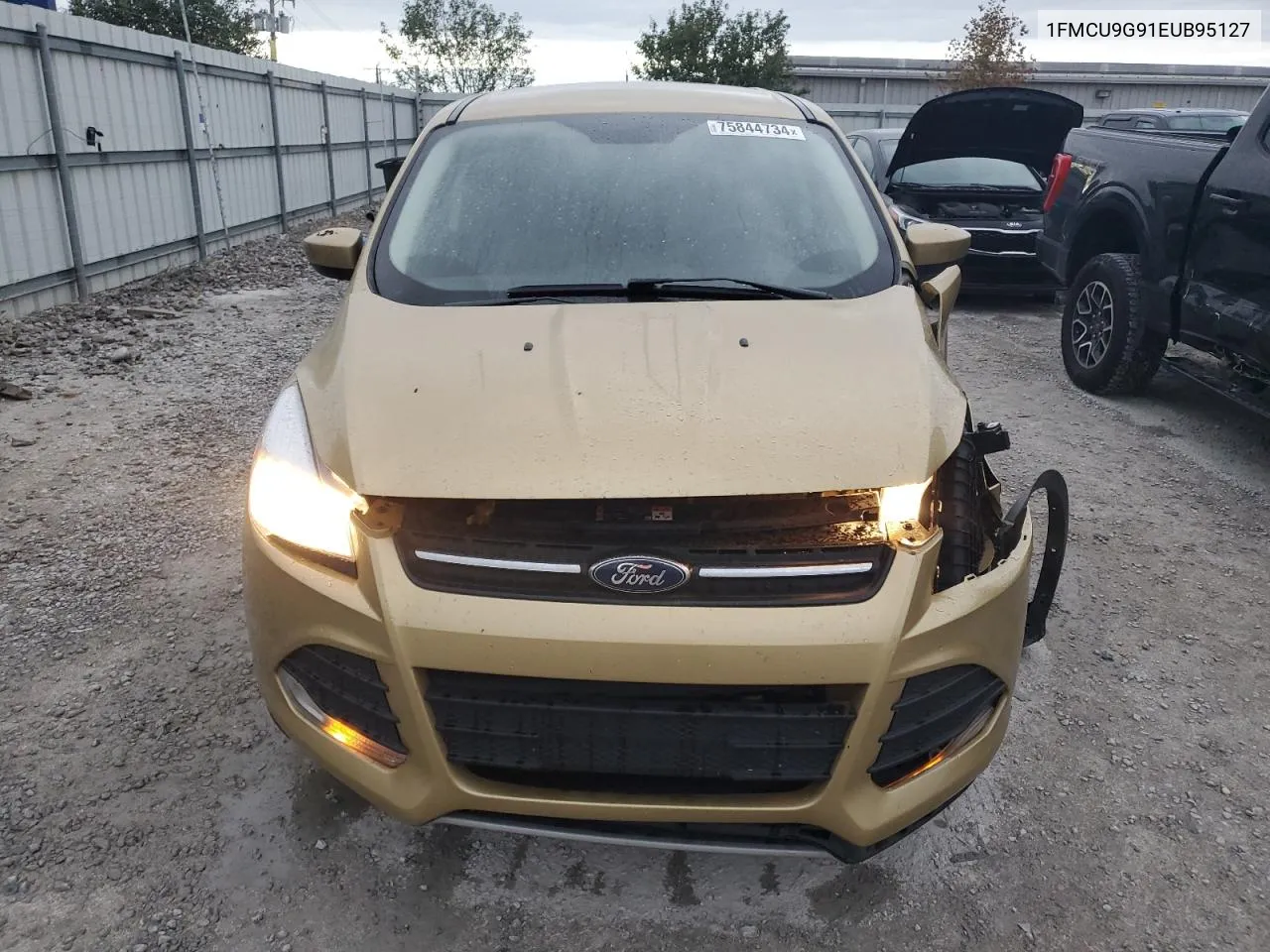 2014 Ford Escape Se VIN: 1FMCU9G91EUB95127 Lot: 75844734