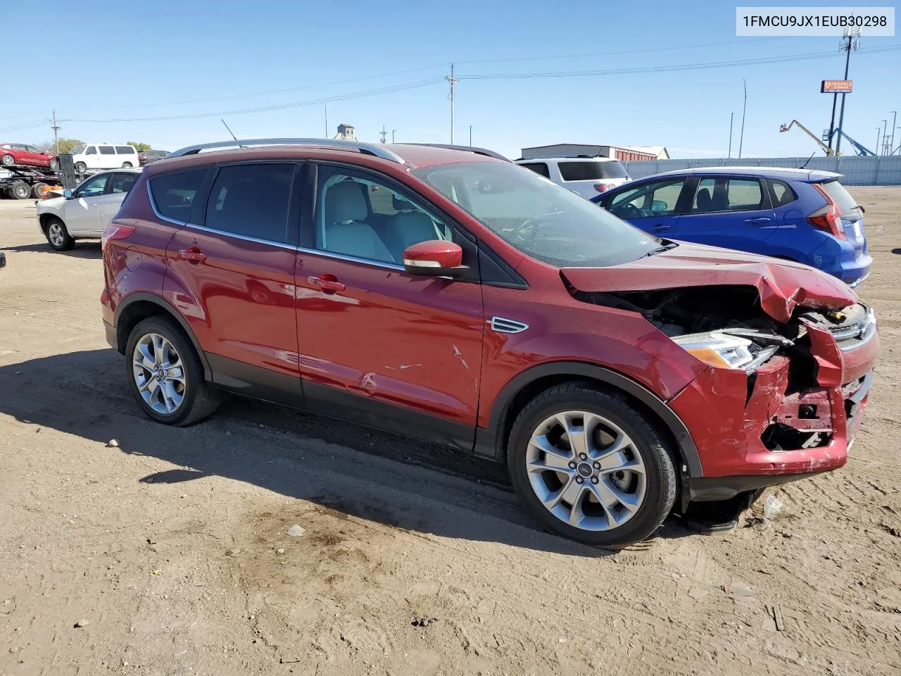 2014 Ford Escape Titanium VIN: 1FMCU9JX1EUB30298 Lot: 75874234