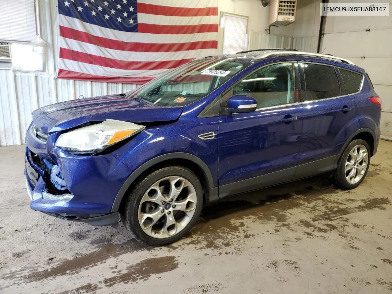 2014 Ford Escape Titanium VIN: 1FMCU9JX5EUA88167 Lot: 75905294