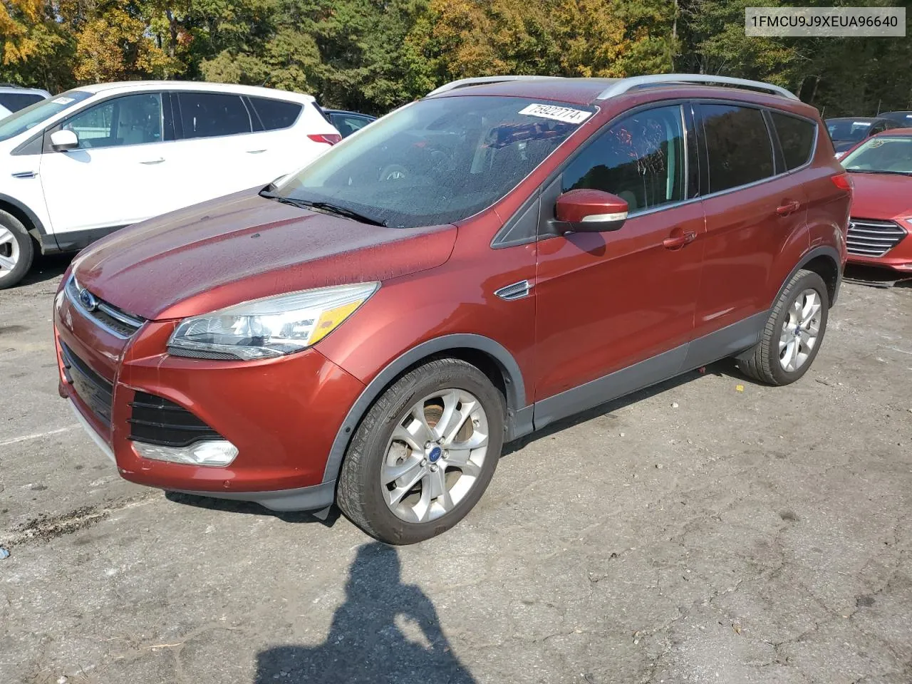 1FMCU9J9XEUA96640 2014 Ford Escape Titanium