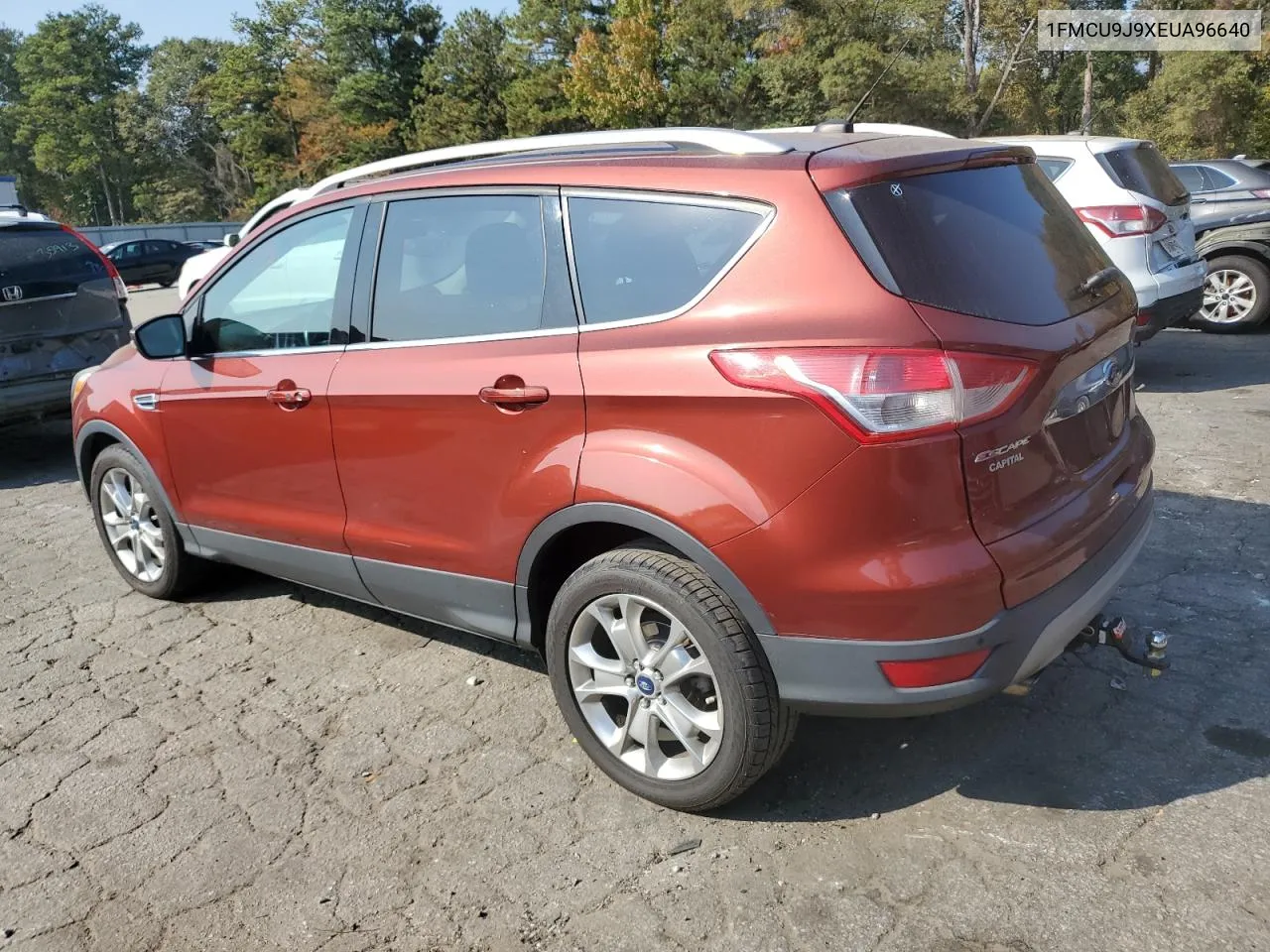 2014 Ford Escape Titanium VIN: 1FMCU9J9XEUA96640 Lot: 75922774