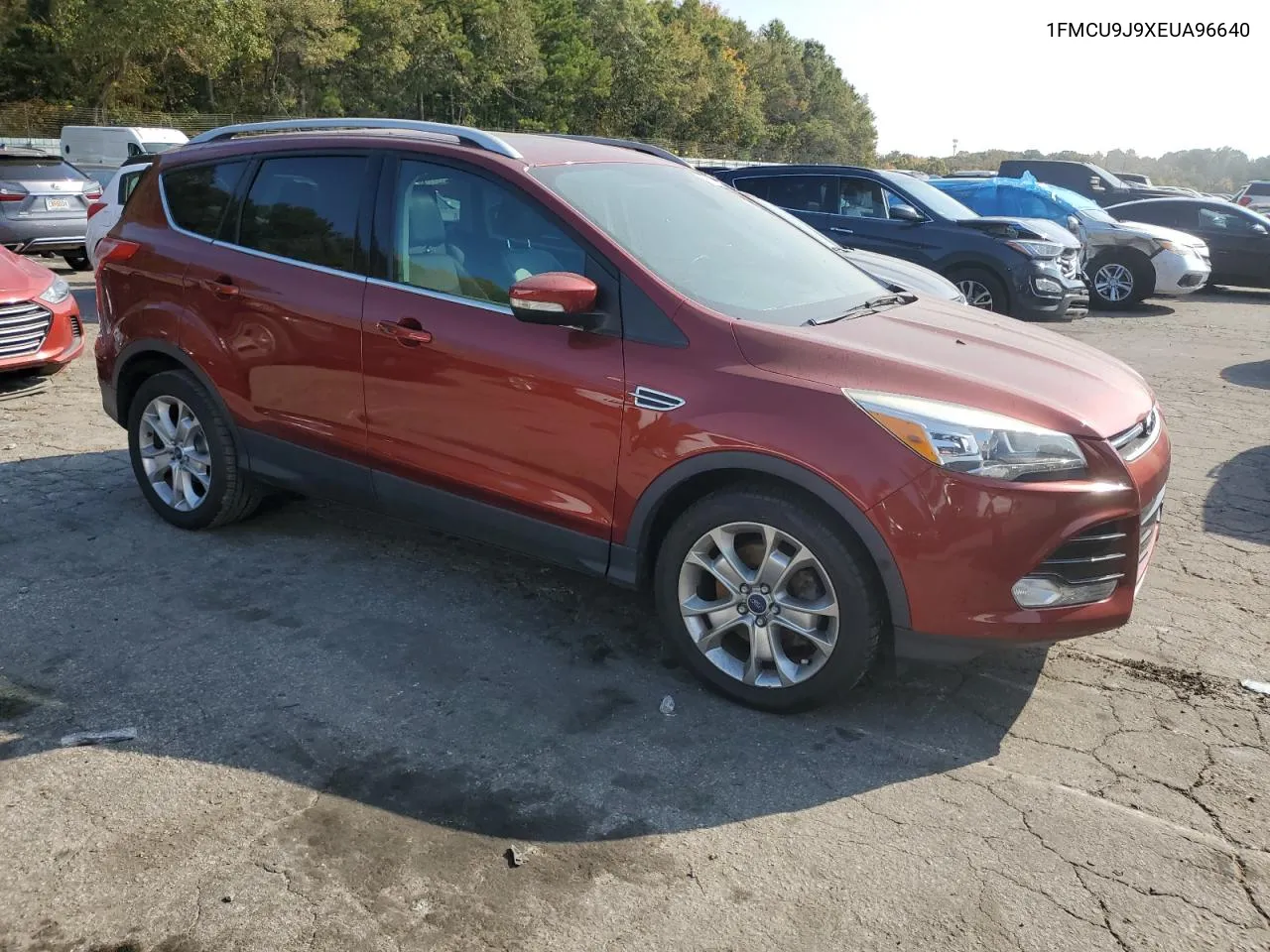 2014 Ford Escape Titanium VIN: 1FMCU9J9XEUA96640 Lot: 75922774