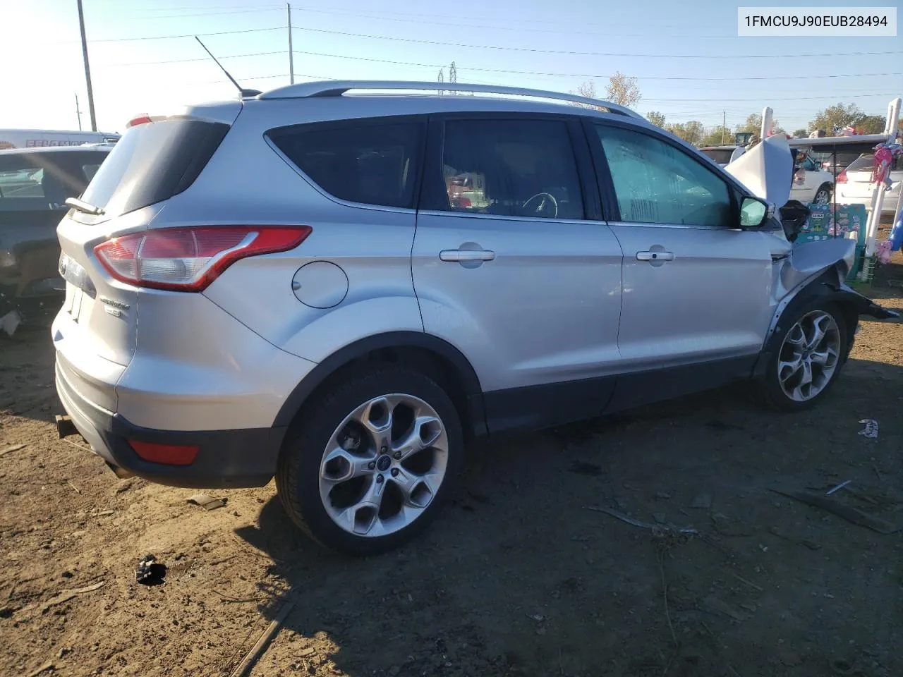 2014 Ford Escape Titanium VIN: 1FMCU9J90EUB28494 Lot: 76027784