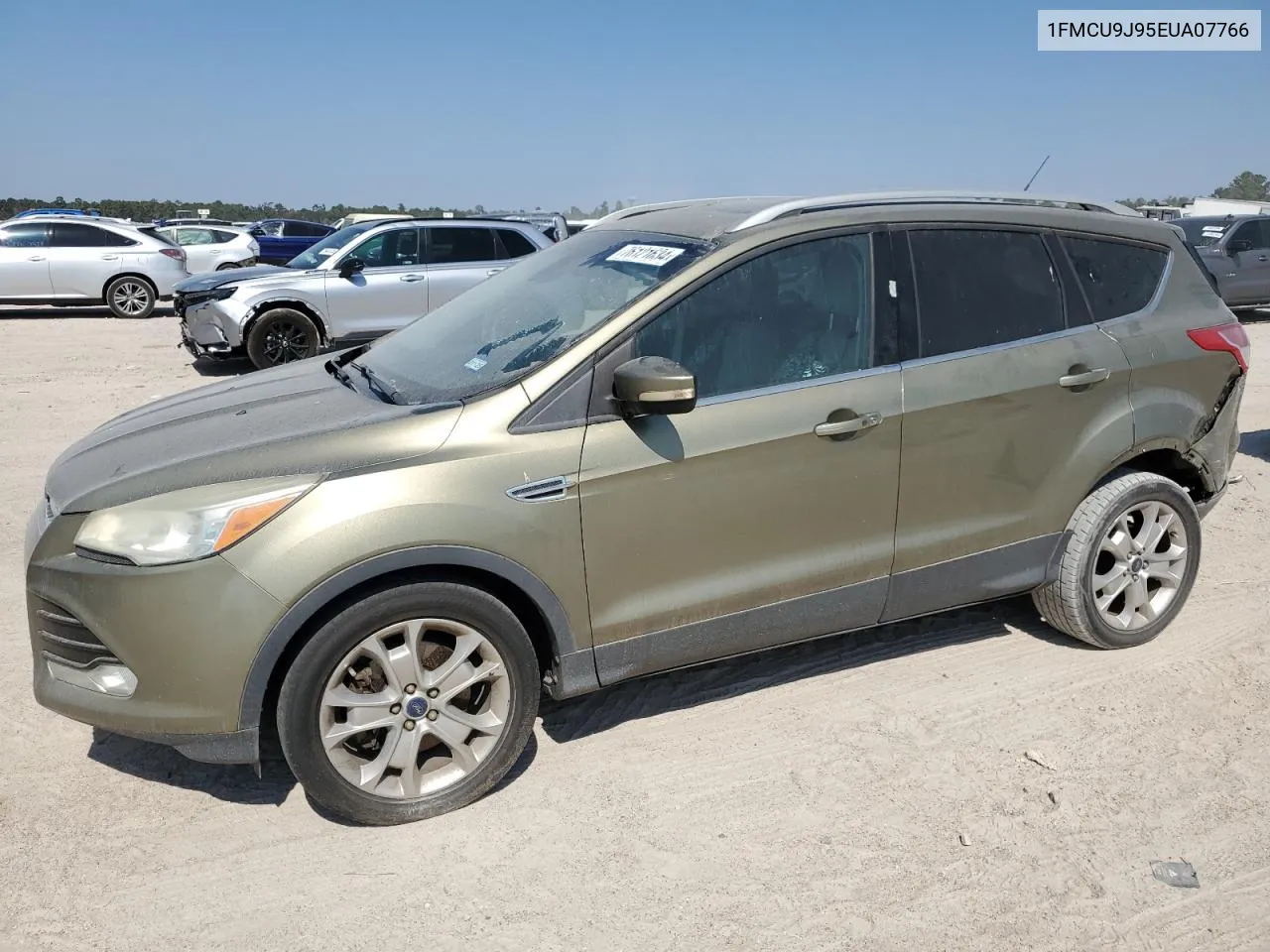 2014 Ford Escape Titanium VIN: 1FMCU9J95EUA07766 Lot: 76121634