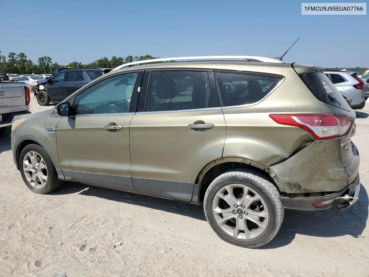 2014 Ford Escape Titanium VIN: 1FMCU9J95EUA07766 Lot: 76121634