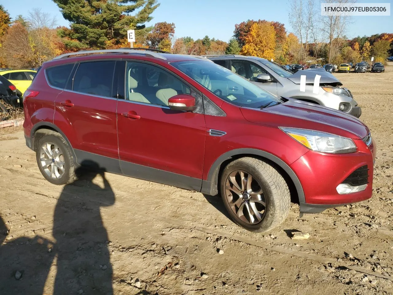 2014 Ford Escape Titanium VIN: 1FMCU0J97EUB05306 Lot: 76128204