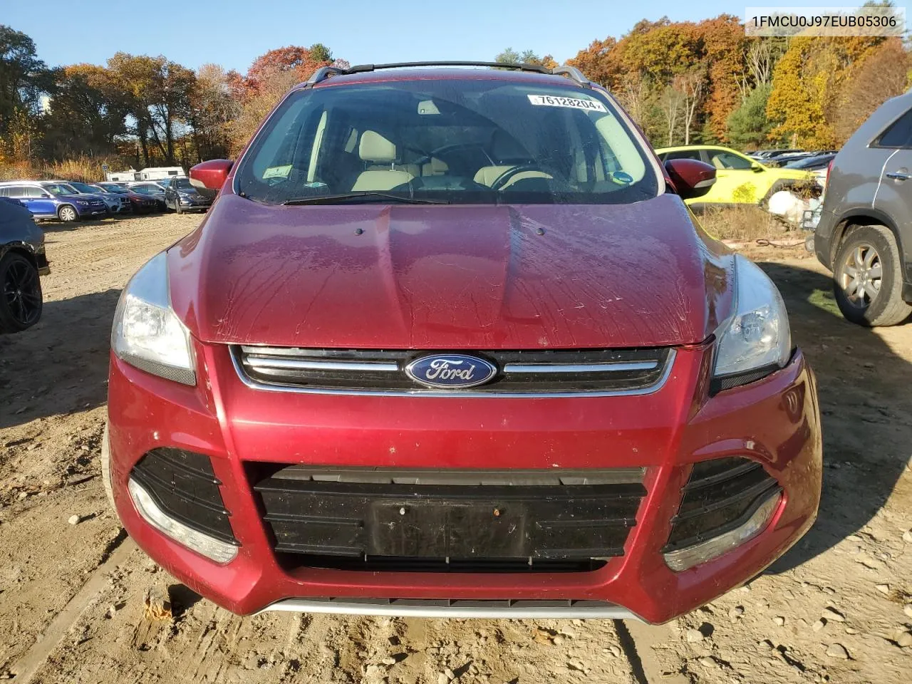 2014 Ford Escape Titanium VIN: 1FMCU0J97EUB05306 Lot: 76128204