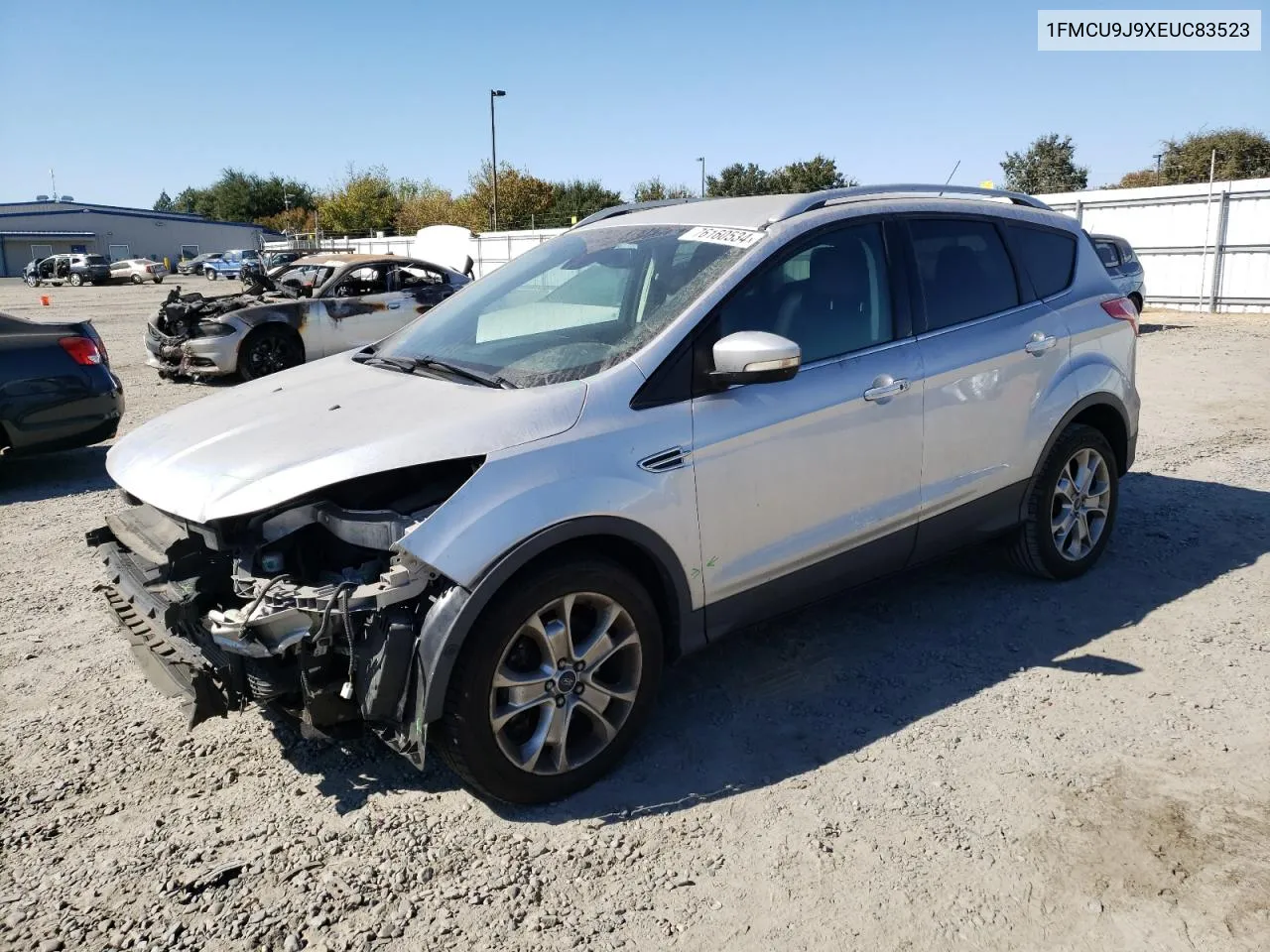 2014 Ford Escape Titanium VIN: 1FMCU9J9XEUC83523 Lot: 76160534