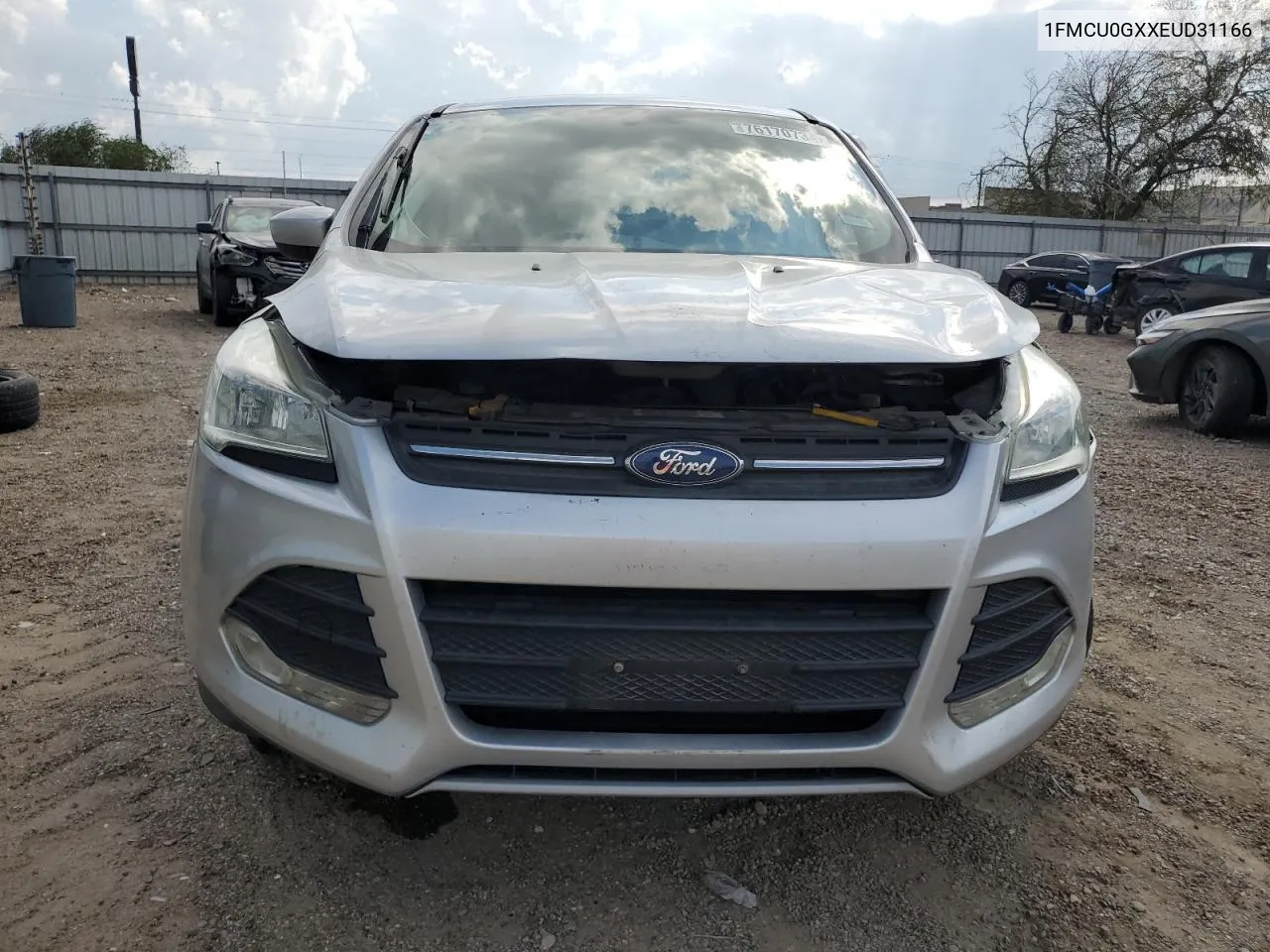 2014 Ford Escape Se VIN: 1FMCU0GXXEUD31166 Lot: 76170734