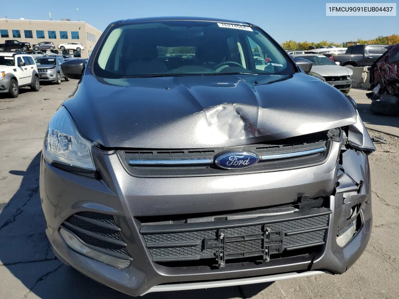 2014 Ford Escape Se VIN: 1FMCU9G91EUB04437 Lot: 76274584