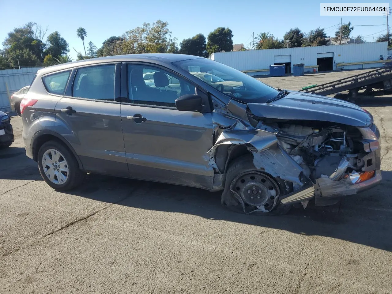 2014 Ford Escape S VIN: 1FMCU0F72EUD64454 Lot: 76323654