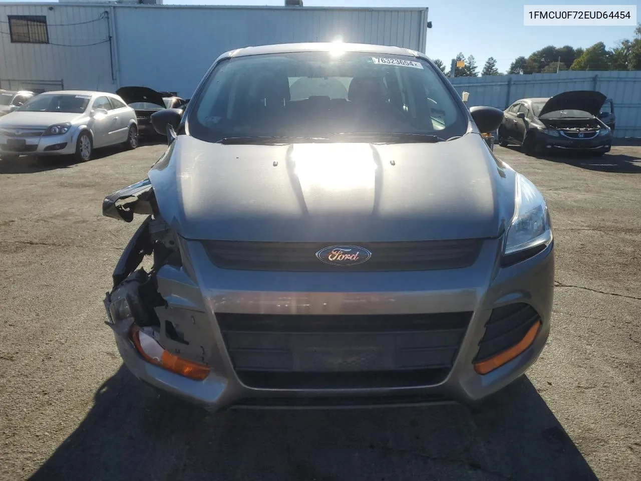 2014 Ford Escape S VIN: 1FMCU0F72EUD64454 Lot: 76323654