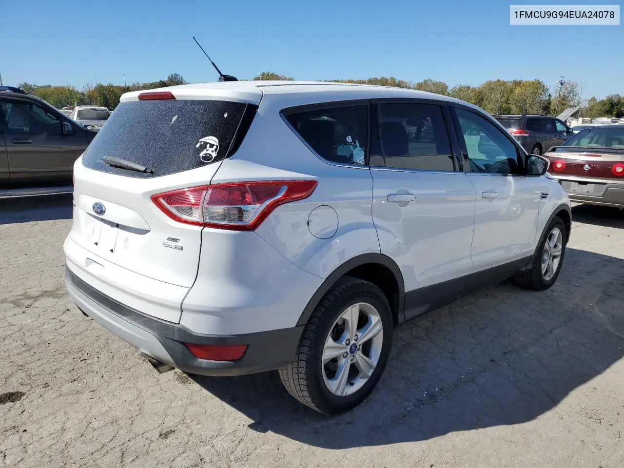 2014 Ford Escape Se VIN: 1FMCU9G94EUA24078 Lot: 76531194