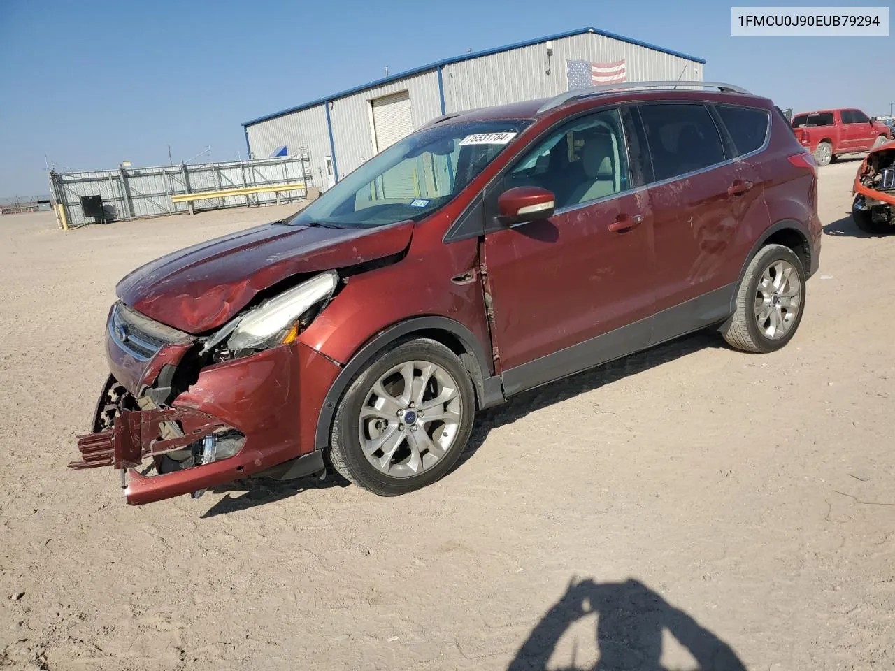 2014 Ford Escape Titanium VIN: 1FMCU0J90EUB79294 Lot: 76531784