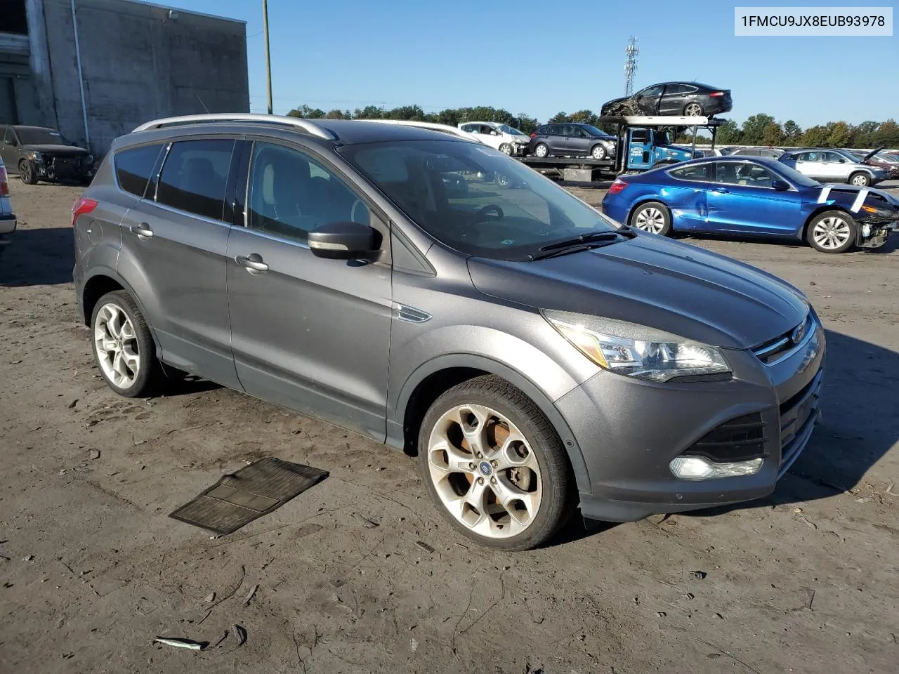 2014 Ford Escape Titanium VIN: 1FMCU9JX8EUB93978 Lot: 76537454