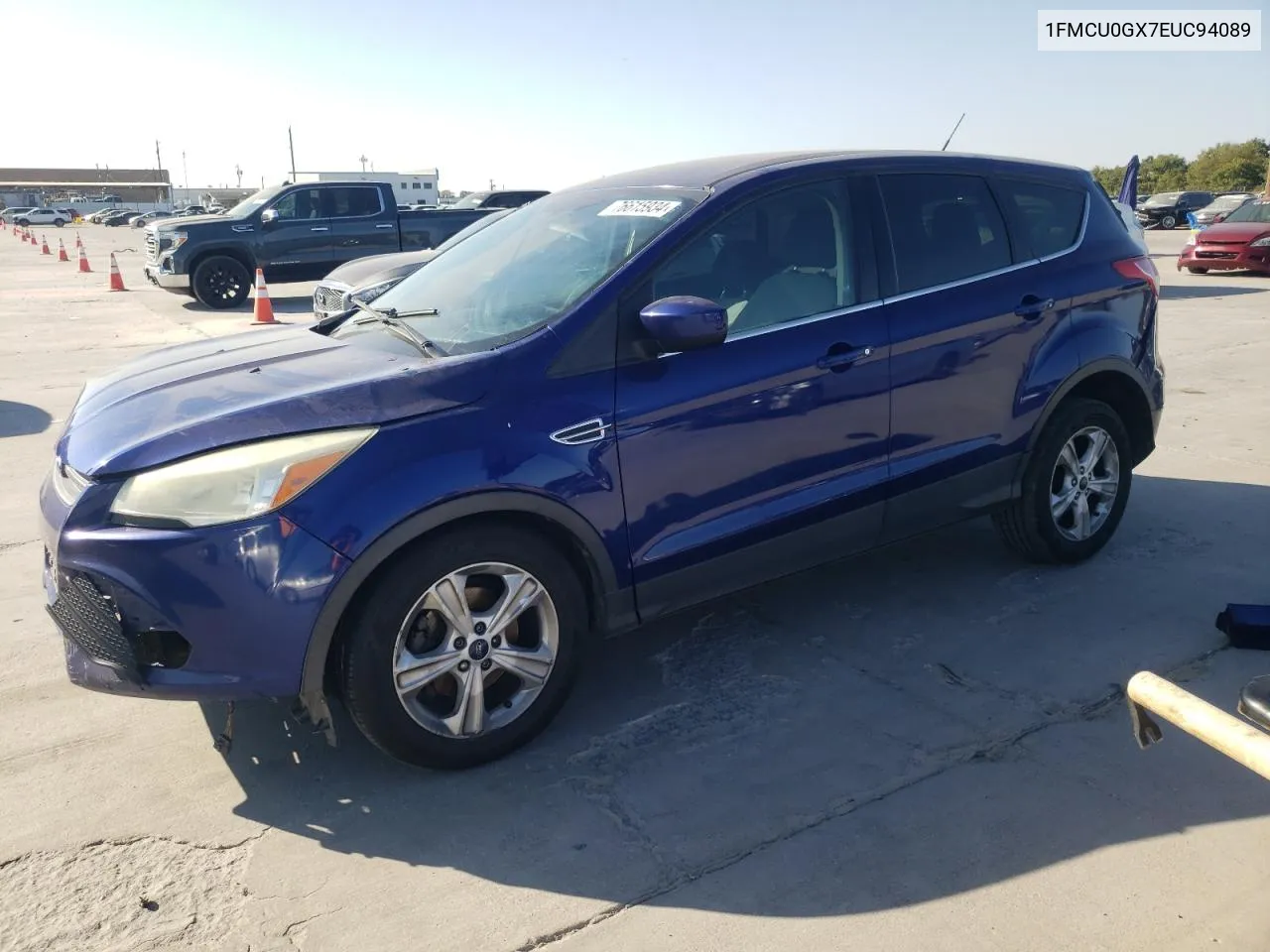 2014 Ford Escape Se VIN: 1FMCU0GX7EUC94089 Lot: 76615934