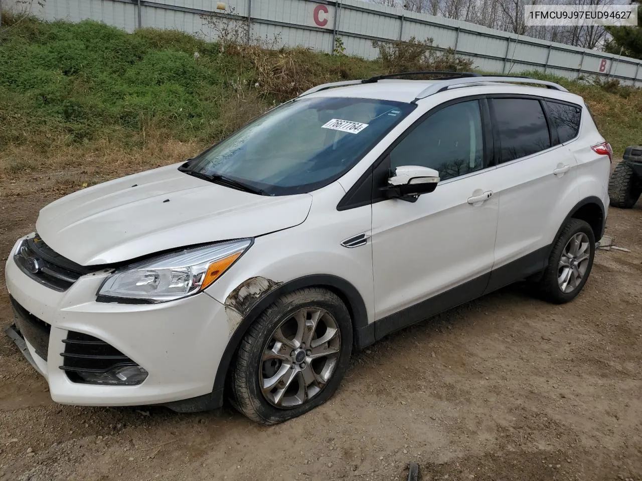 2014 Ford Escape Titanium VIN: 1FMCU9J97EUD94627 Lot: 76677764