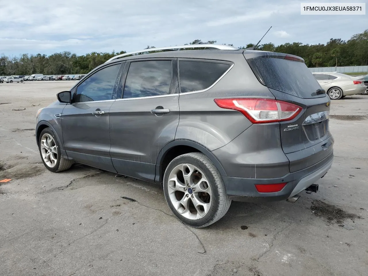 2014 Ford Escape Titanium VIN: 1FMCU0JX3EUA58371 Lot: 76717654