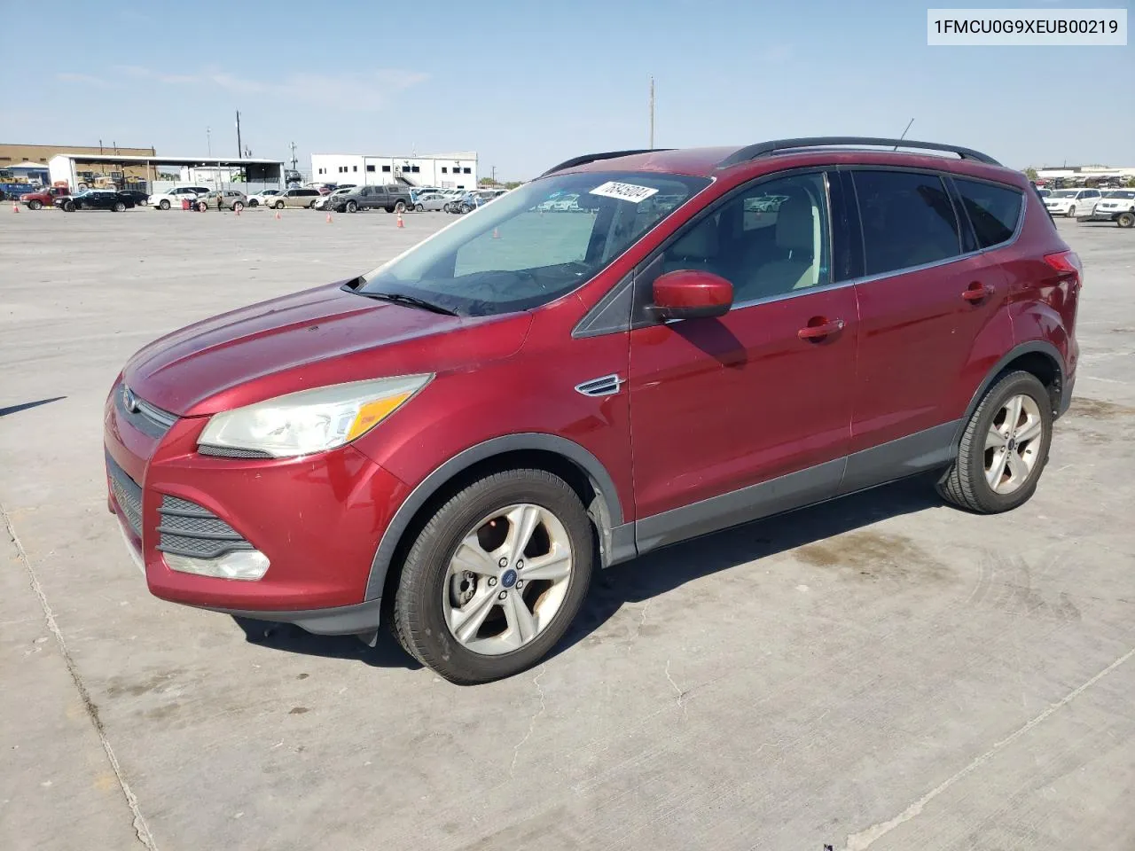 2014 Ford Escape Se VIN: 1FMCU0G9XEUB00219 Lot: 76845004