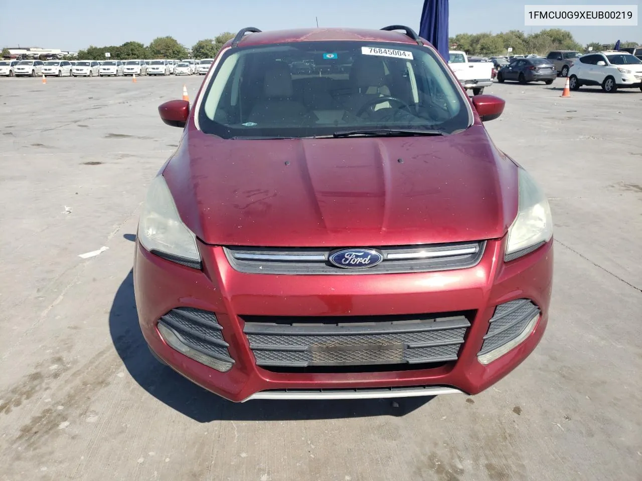 2014 Ford Escape Se VIN: 1FMCU0G9XEUB00219 Lot: 76845004