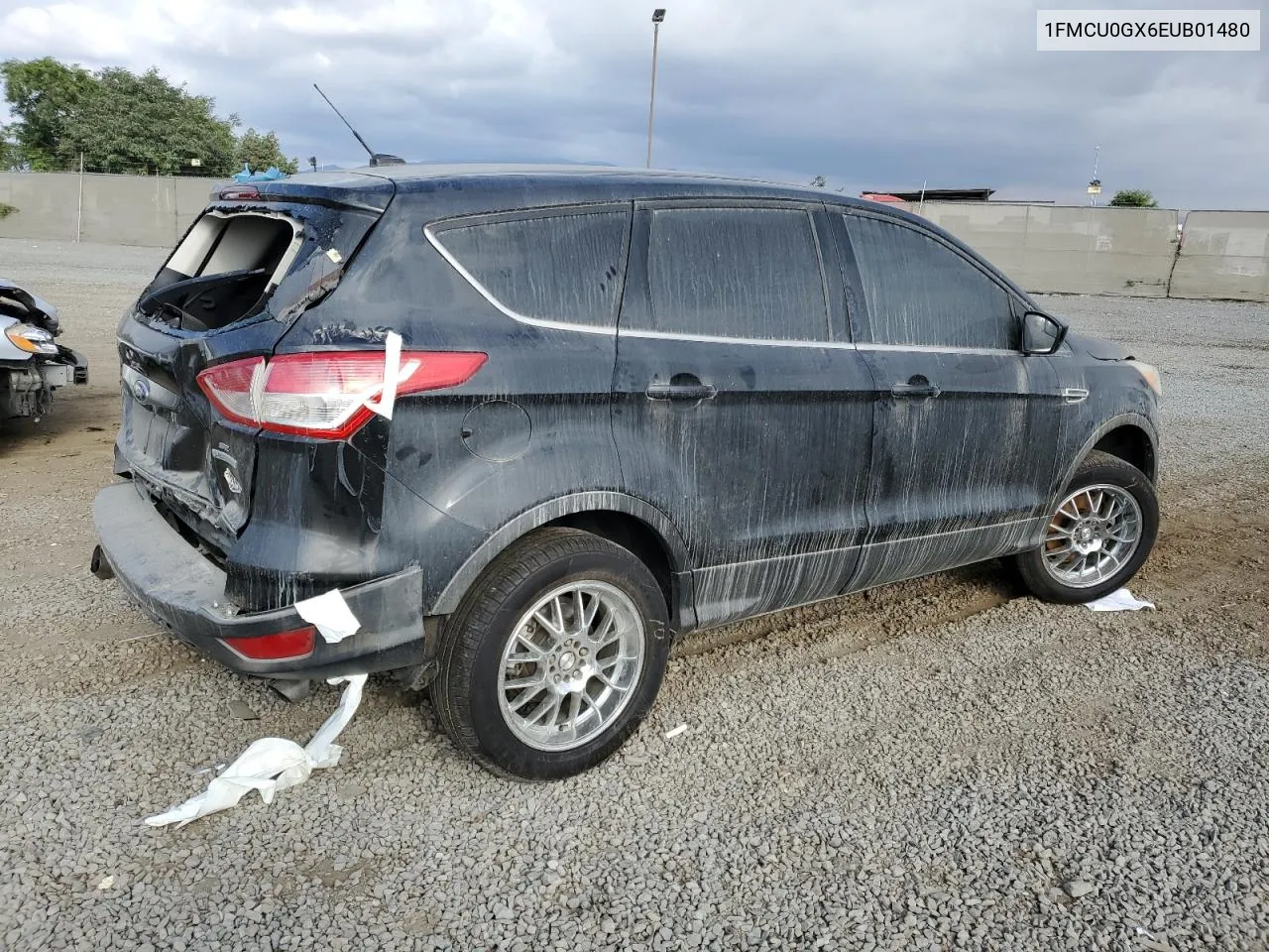 2014 Ford Escape Se VIN: 1FMCU0GX6EUB01480 Lot: 76847094