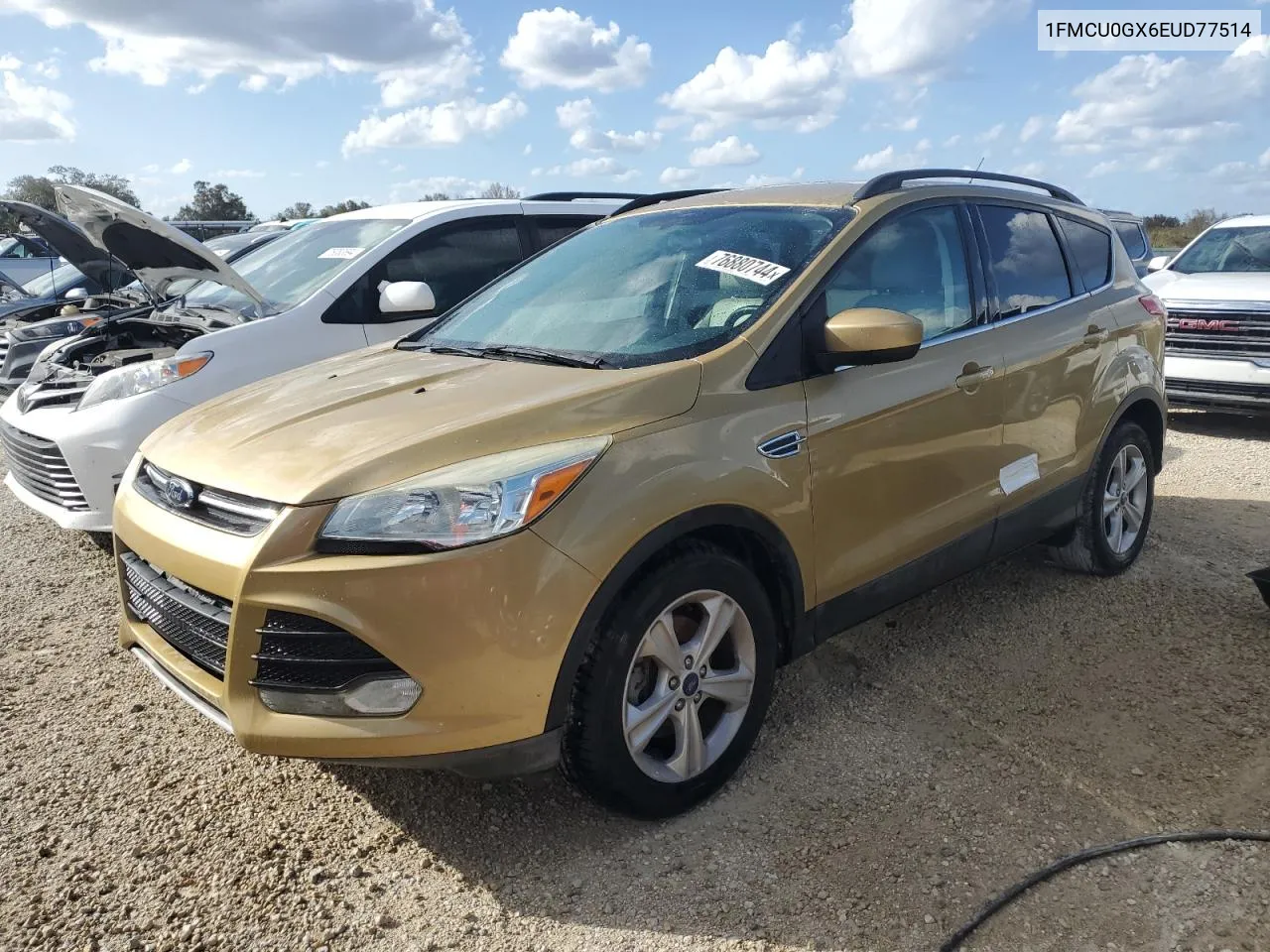 2014 Ford Escape Se VIN: 1FMCU0GX6EUD77514 Lot: 76880744